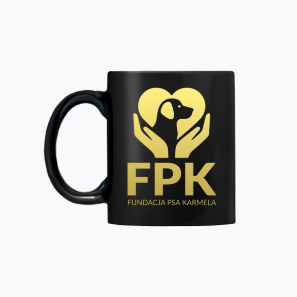 Czarny kubek FPK - obrazek 2