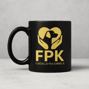 Czarny kubek FPK