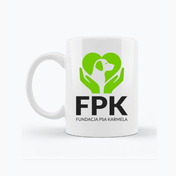 Biały kubek FPK - obrazek 2