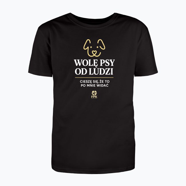 Męska koszulka Wolę Psy