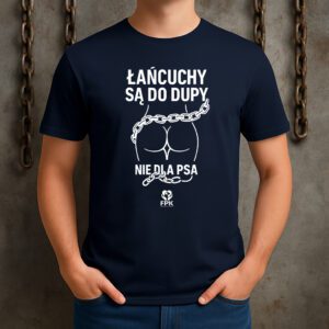 Męska koszulka Łańcuchy ciemnogranatowa