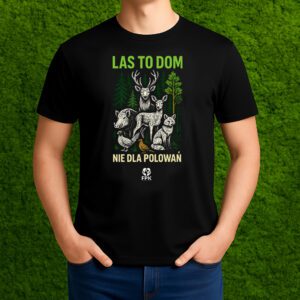 Męska koszulka Las to dom